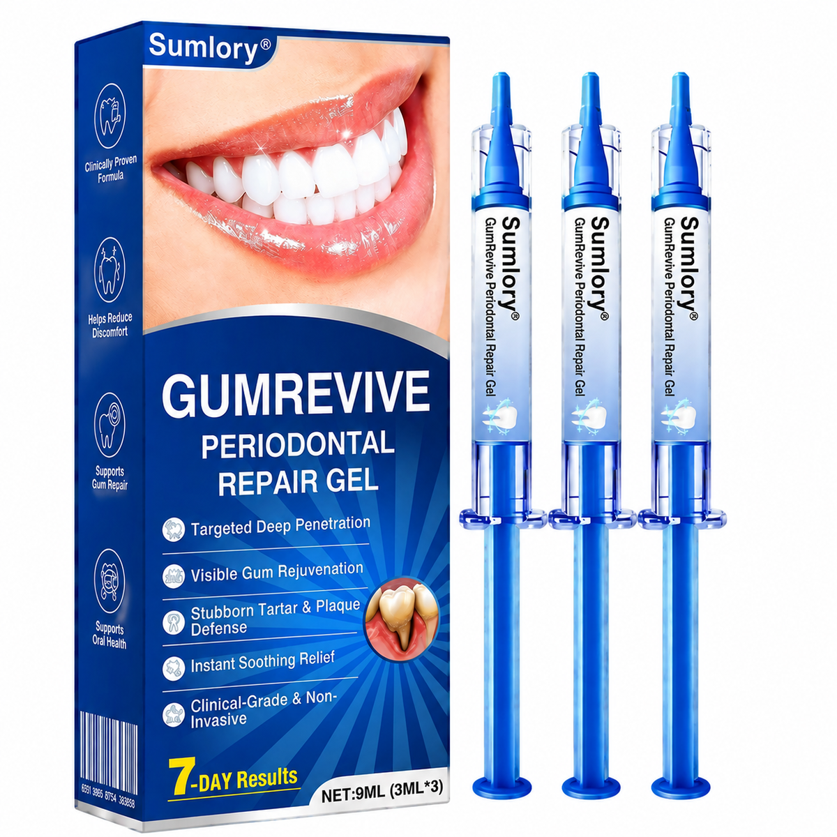 🦷Sumlory® 𝗚𝘂𝗺𝗥𝗲𝗻𝗲𝘄 Periodontal Repair Gel🛡️