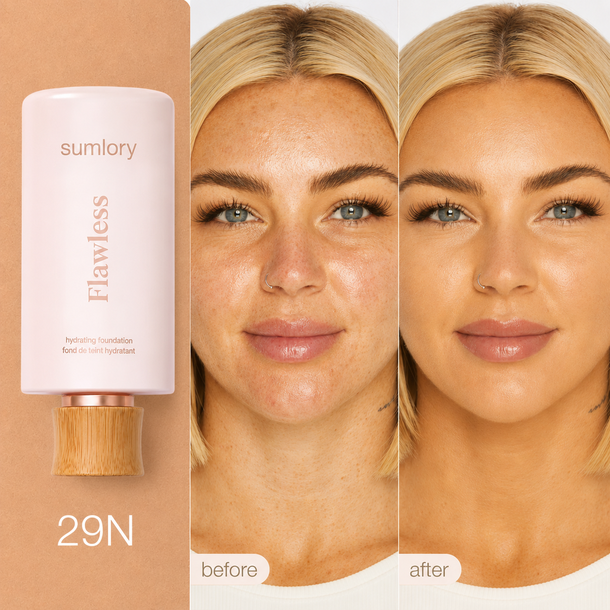 Hydrating Serum Foundation +  Brush