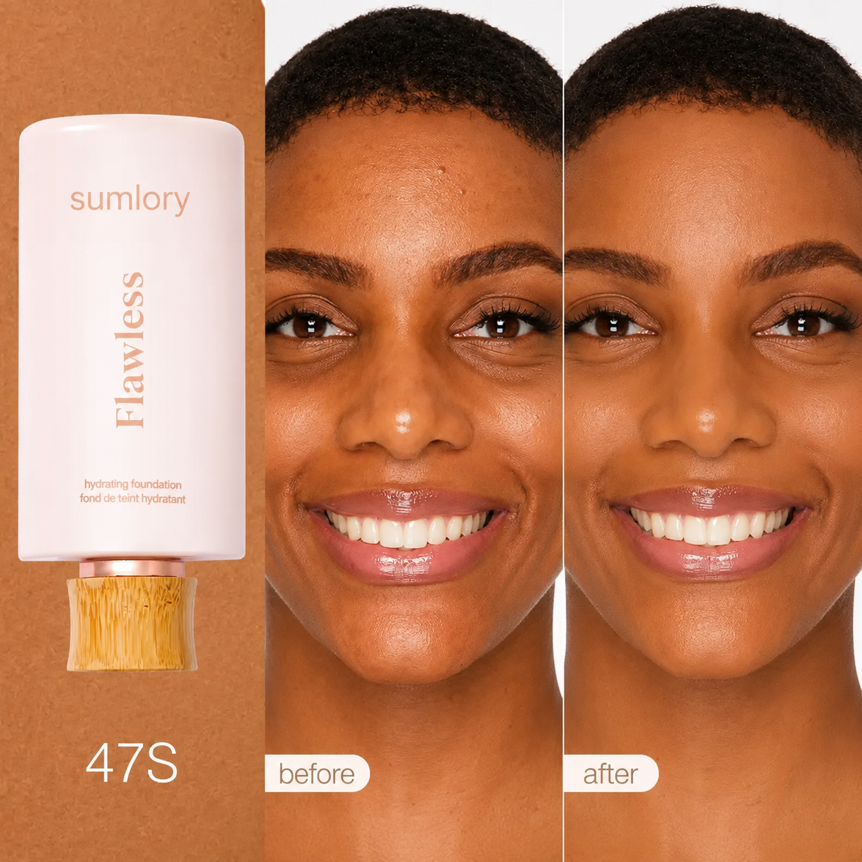 Hydrating Serum Foundation +  Brush