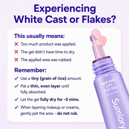 ✨ Sumlory Instant Lift Eye Gel – Smooth Wrinkles & Reduce the Look of Under-Eye Bags 👁️💜