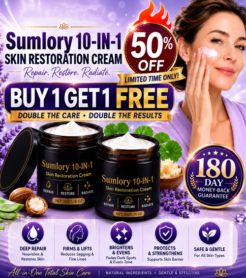 ⏰Crazy 50% OFF!🔥 | Snatch the Sumlory 10-in-1 Skin Restoration Cream