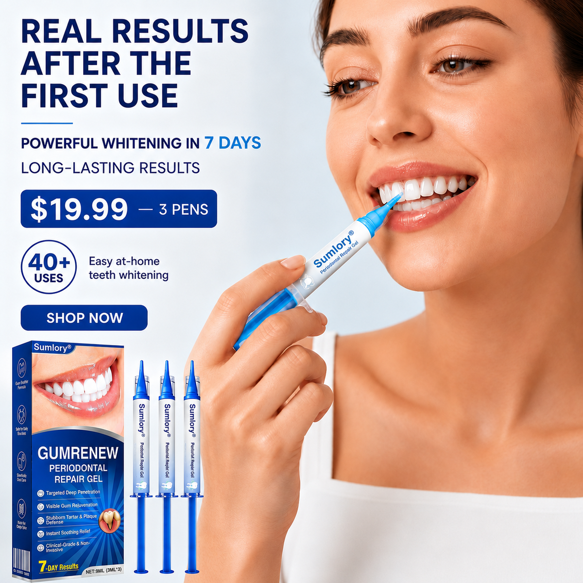 🦷Sumlory® 𝗚𝘂𝗺𝗥𝗲𝗻𝗲𝘄 Periodontal Repair Gel🛡️